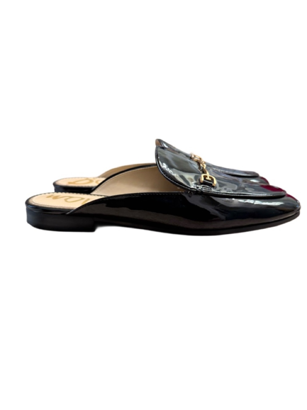 SAM EDELMAN LINNIE MULES WITH GOLD HORSEBIT - Picture 4 of 6